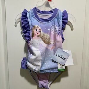Disney Frozen Elsa Swimsuit - Purple